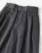 ドビーダブルクロス・2タックワイドパンツ 詳細画像