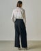 ドビーダブルクロス・2タックワイドパンツ 詳細画像