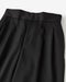 ドビーダブルクロス・2タックワイドパンツ 詳細画像