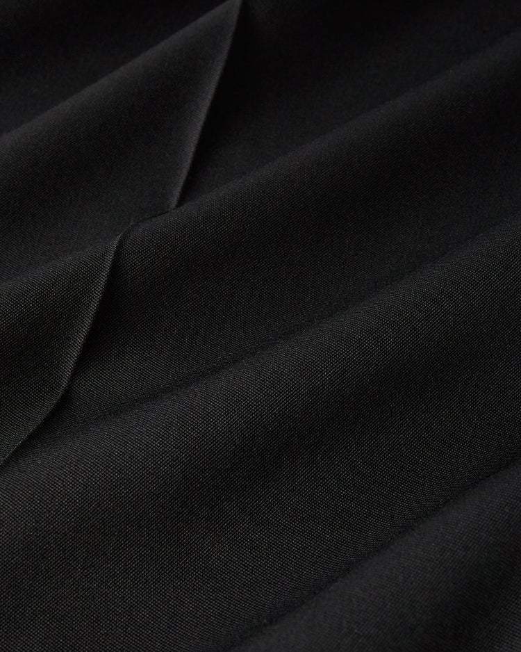 ドビーダブルクロス・2タックワイドパンツ 詳細画像 ブラック 9