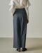 ドビーダブルクロス・2タックワイドパンツ 詳細画像