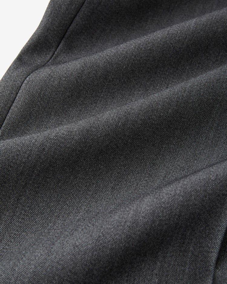 ドビーダブルクロス・2タックワイドパンツ 詳細画像 グレー 9