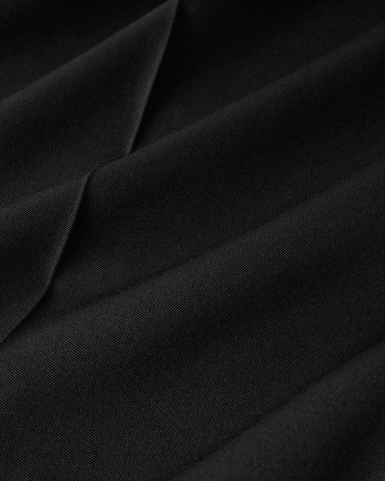 ドビーダブルクロス・2タックワイドパンツ 詳細画像 ブラック 9