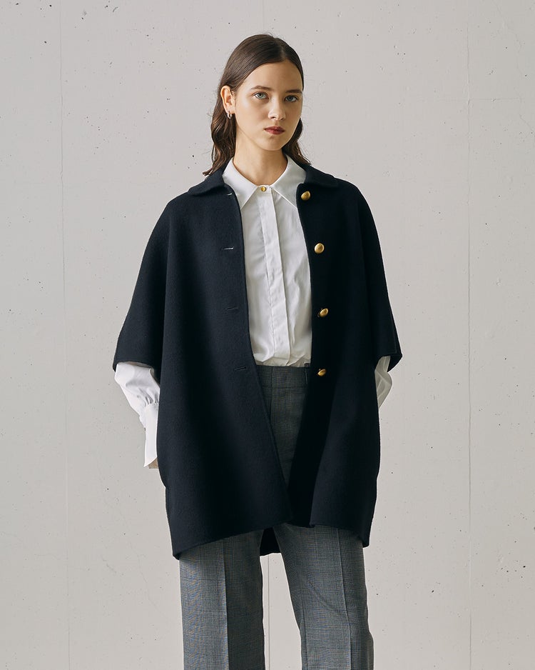 高密度コットン・ビッグカラードレスシャツ 詳細画像 ホワイト 7