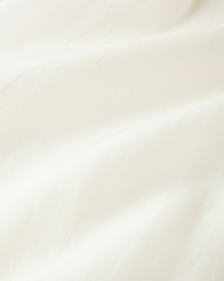 綿シルクオーガンジー・ボウタイブラウス 詳細画像 ホワイト 10