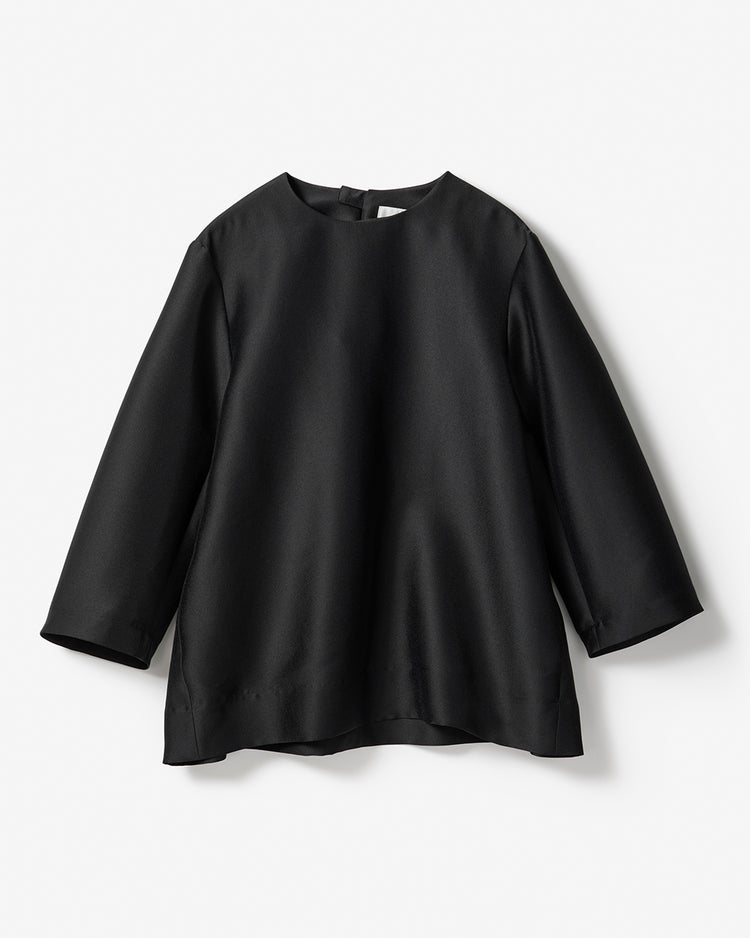 オクタダブルクロス・バックコクーンブラウス 詳細画像 ブラック 10