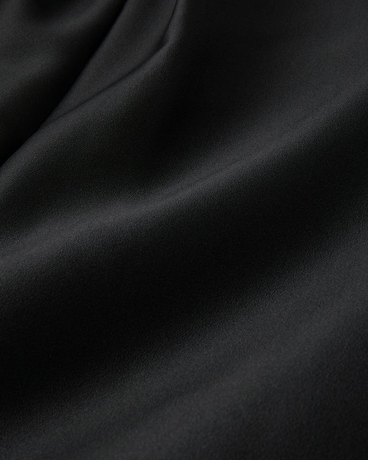 オクタダブルクロス・バックコクーンブラウス 詳細画像 ブラック 9