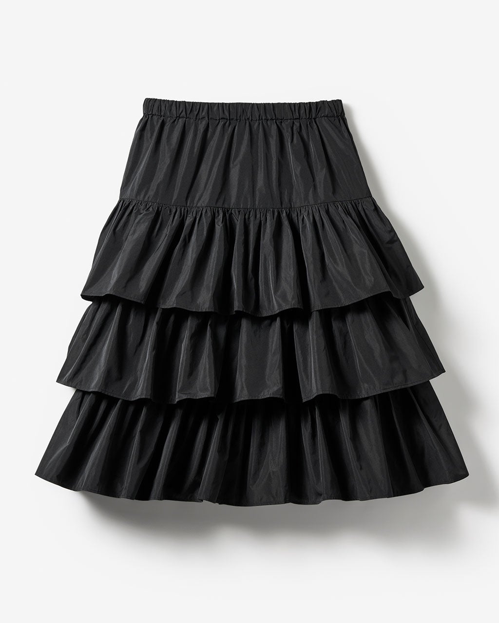 シルクタフタ・ティアードスカート/DoCLASSE
