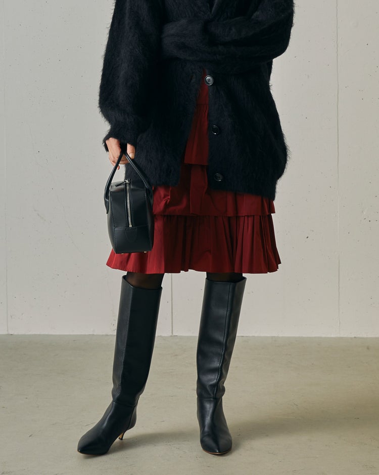 シルクタフタ・ティアードスカート 詳細画像 レッド 6