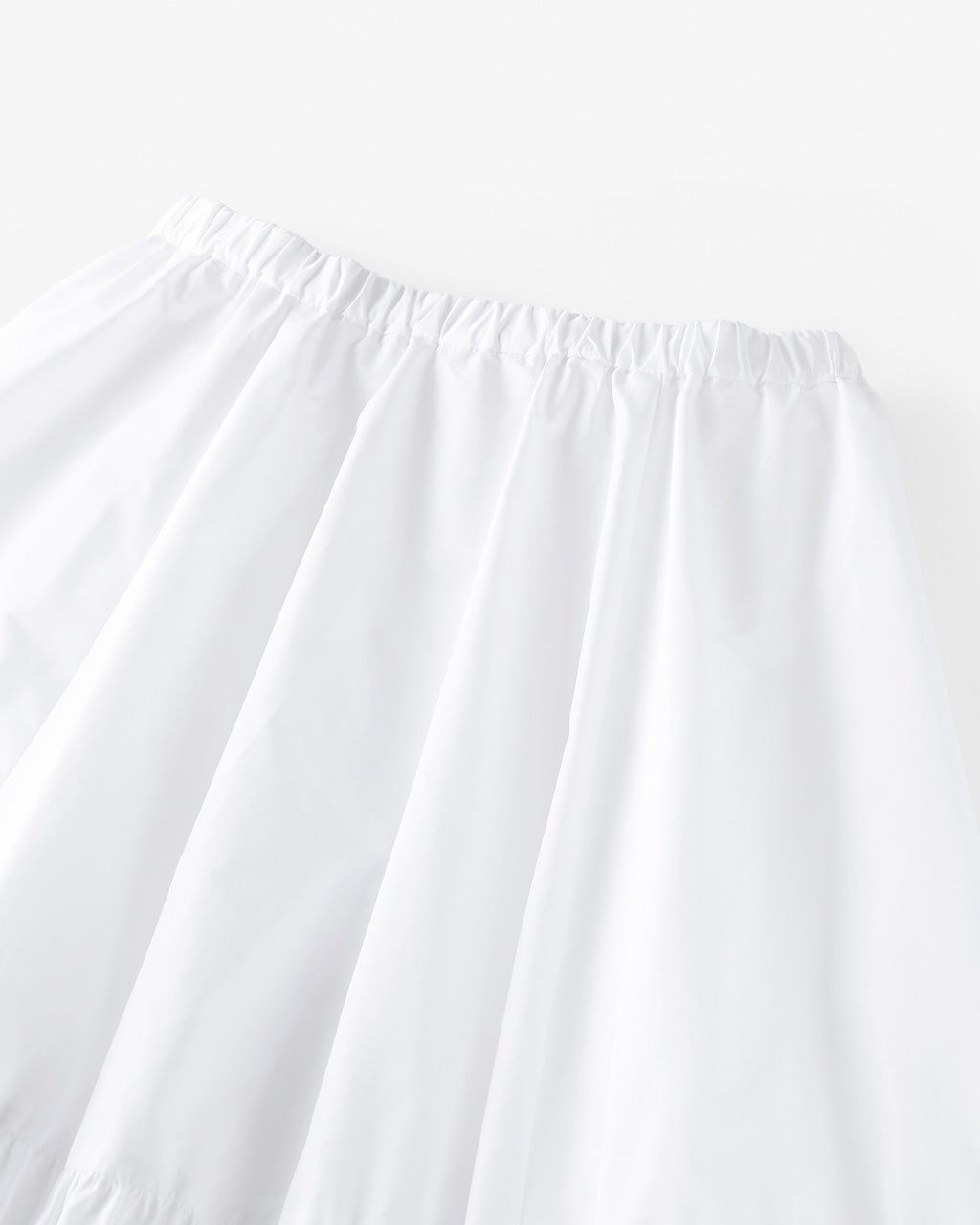 光沢タフタ・ギャザーロングスカート/40代50代からのレディース