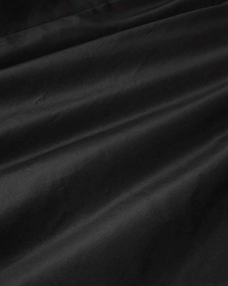 光沢タフタ・ギャザーロングスカート 詳細画像 ブラック 10