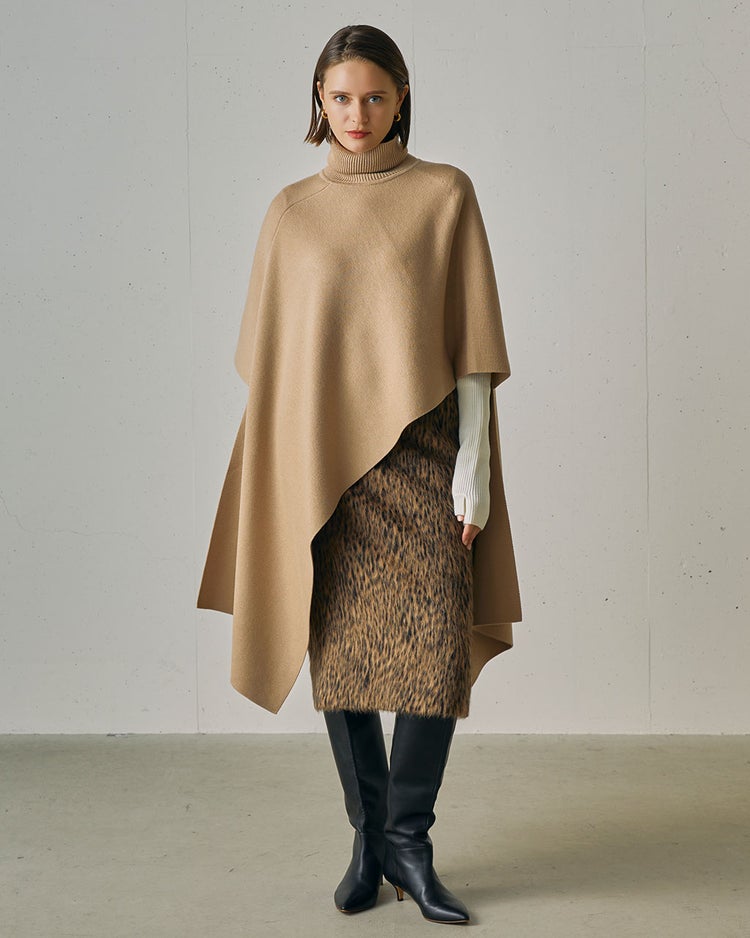 起毛ジャカード・レオパード柄スカート 詳細画像 レオパード 6