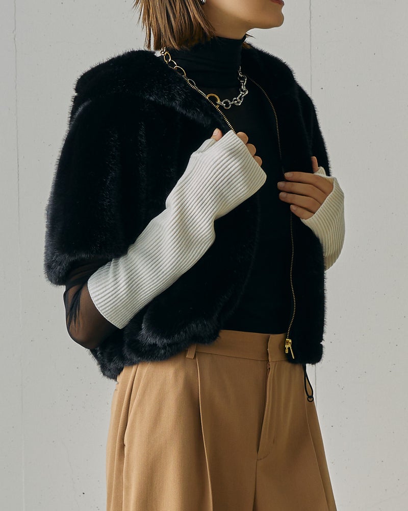 ウルトラファインメリノ・ロンググローブ 詳細画像 ホワイト 5