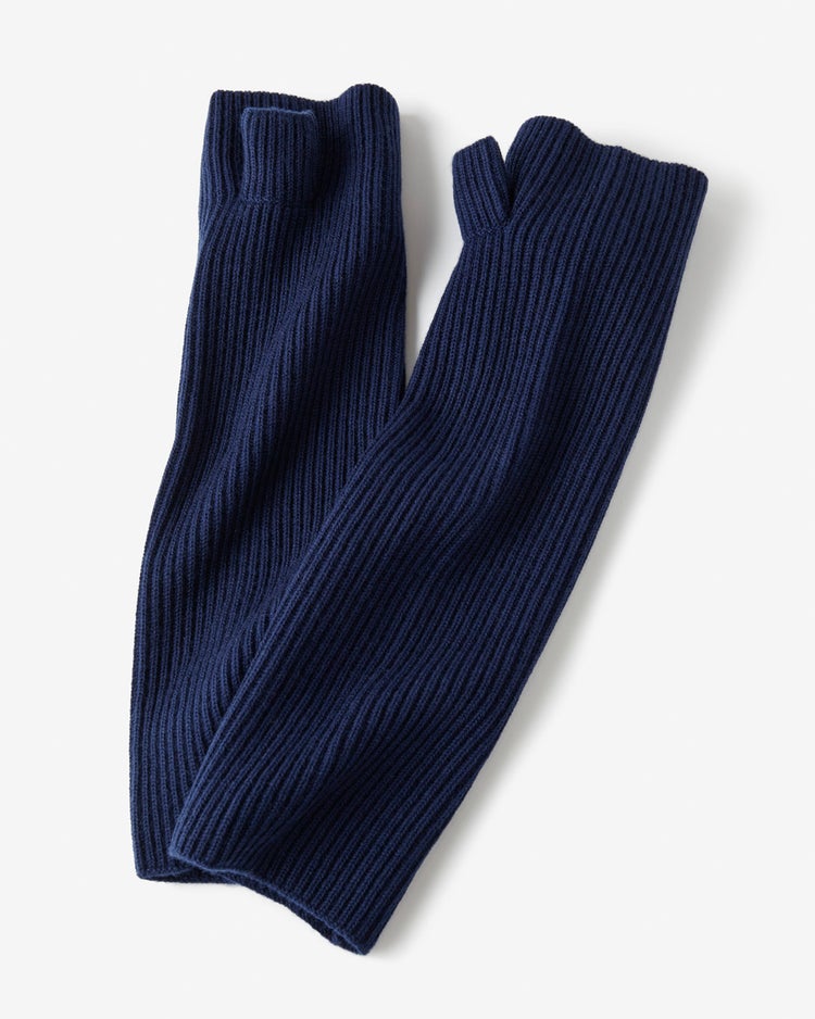 ウルトラファインメリノ・ロンググローブ 詳細画像 ネイビー 1