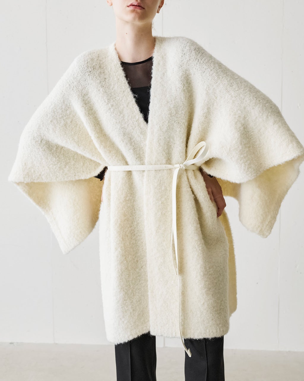 アルパカループヤーン・ストールコート/DoCLASSE