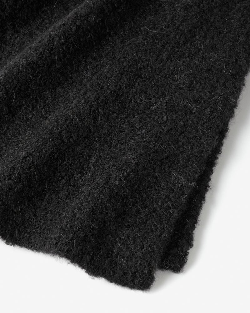 アルパカループヤーン・ストールコート 詳細画像 ブラック 10