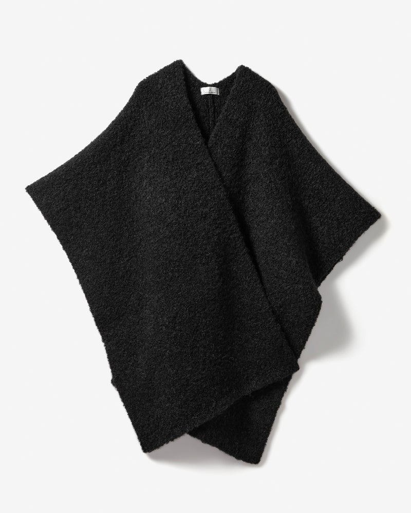 アルパカループヤーン・ストールコート 詳細画像 ブラック 8