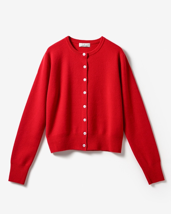 スーパーファインメリノ・コンパクトカーディガン