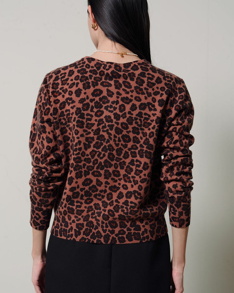 ハイカウントメリノ・レオパードカーディガン 詳細画像 レオパード 6