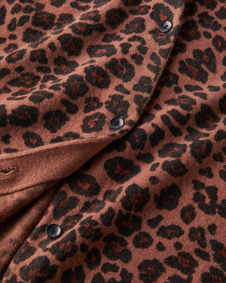 ハイカウントメリノ・レオパードカーディガン 詳細画像 レオパード 9