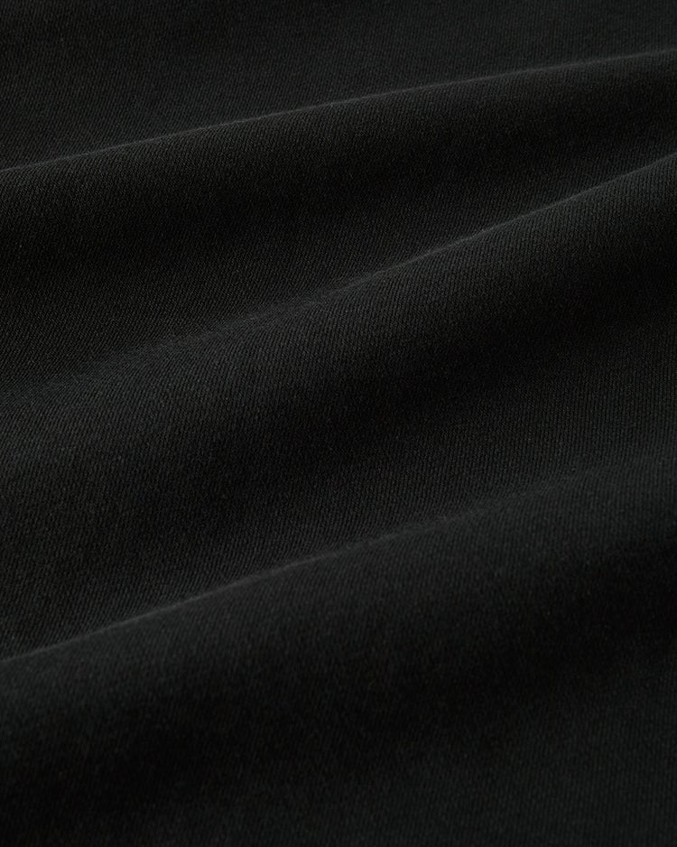 プレミアム裏毛・ハーフ袖フーディ 詳細画像 ブラック 6