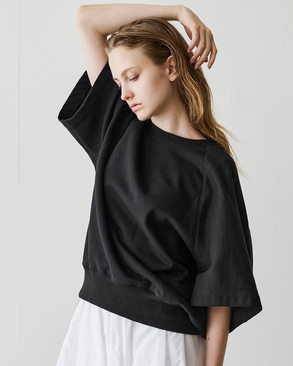 【美品】THIRD MAGAZINE 裏毛スウェット プルオーバー L相当 WORLD for the World】メッセージプリント裏毛プルオーバー