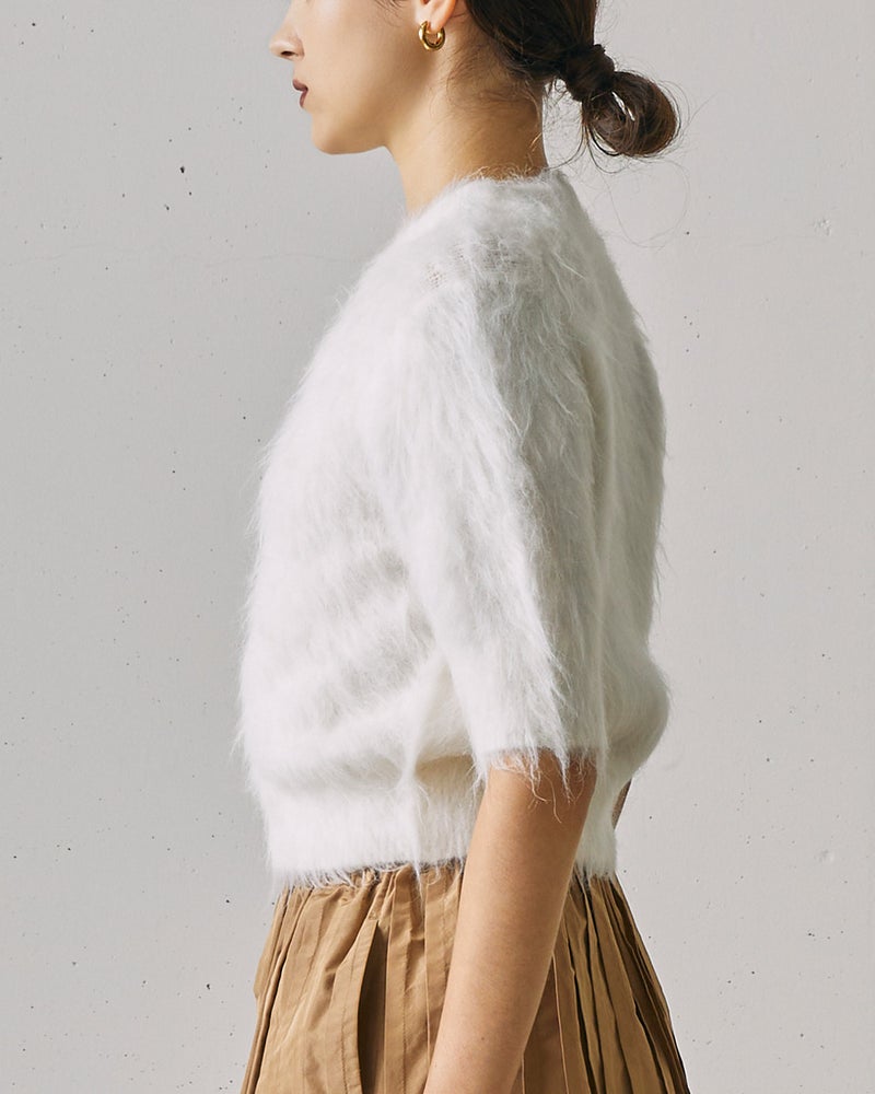 アルパカシャギー・コンパクトトップス 詳細画像 ホワイト 2