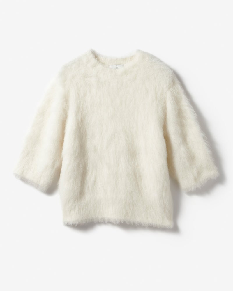 アルパカシャギー・コンパクトトップス 詳細画像 ホワイト 6