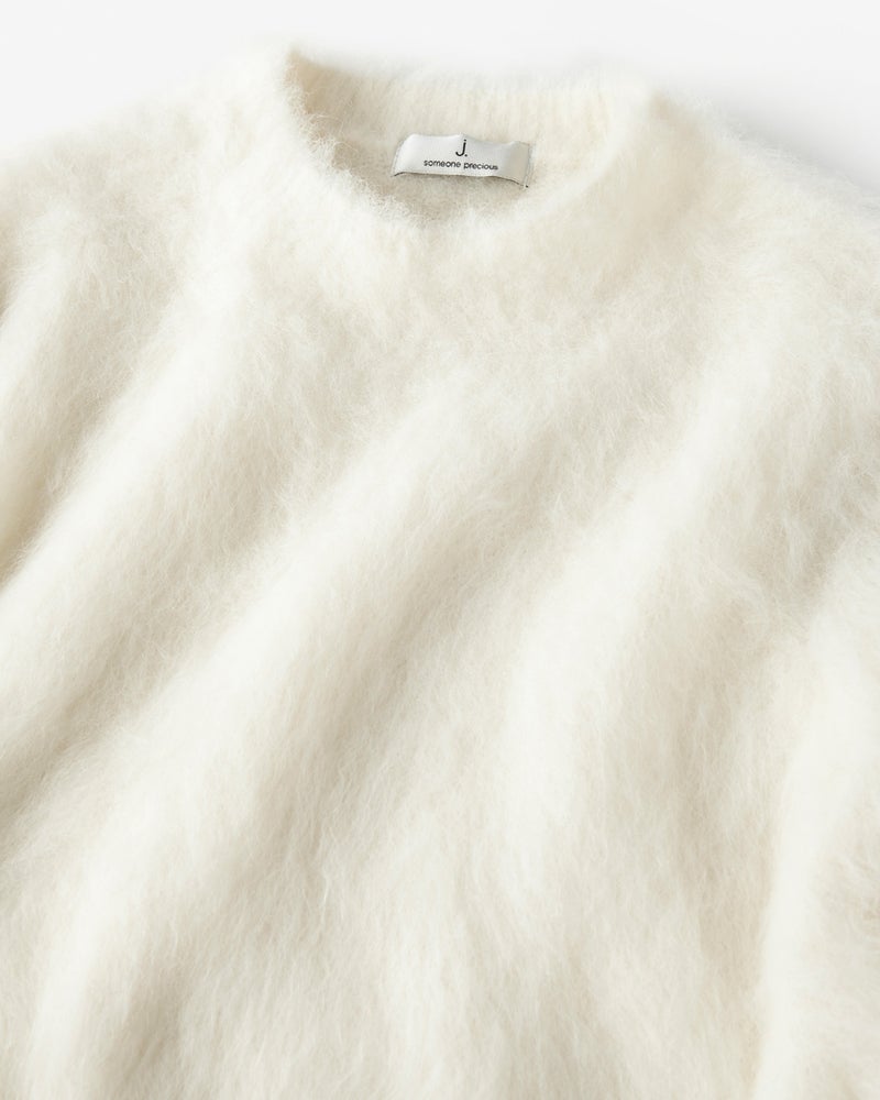 アルパカシャギー・コンパクトトップス 詳細画像 ホワイト 7