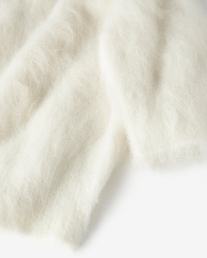 アルパカシャギー・コンパクトトップス 詳細画像 ホワイト 8