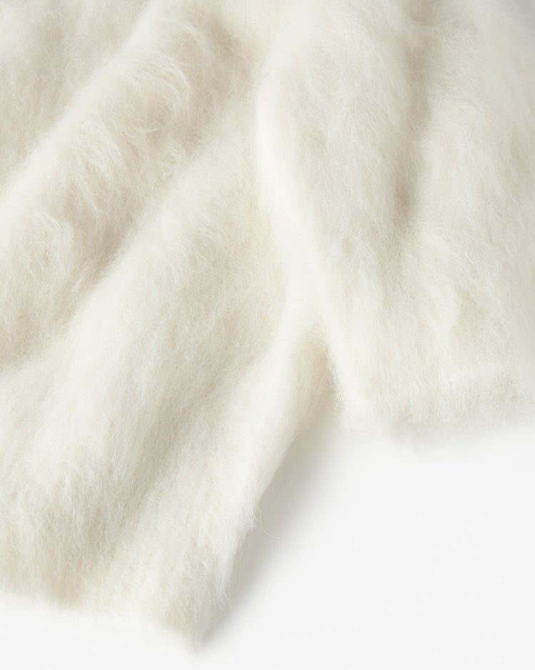 アルパカシャギー・コンパクトトップス 詳細画像 ホワイト 8