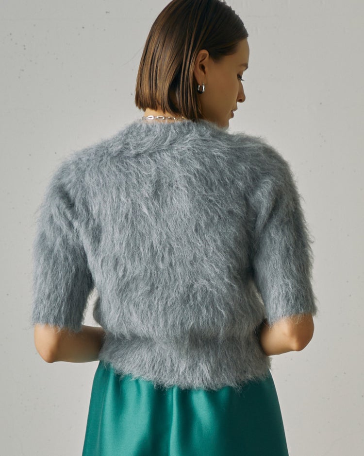 アルパカシャギー・コンパクトトップス 詳細画像 ライトグレー 3