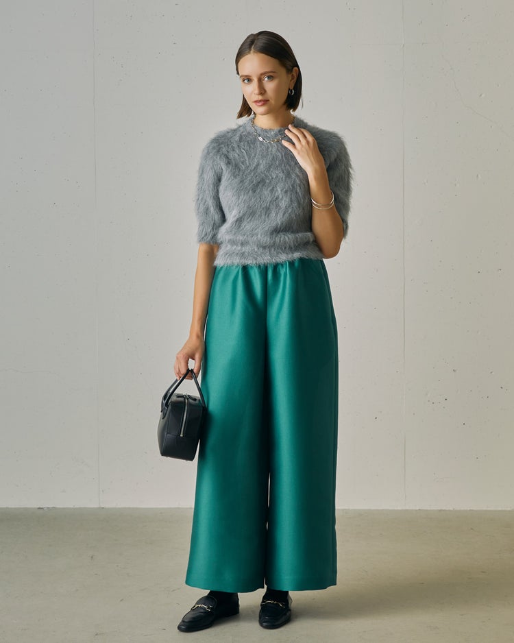 アルパカシャギー・コンパクトトップス 詳細画像 ライトグレー 4