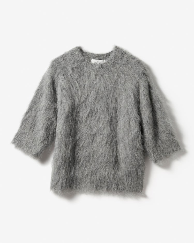 アルパカシャギー・コンパクトトップス 詳細画像 ライトグレー 6