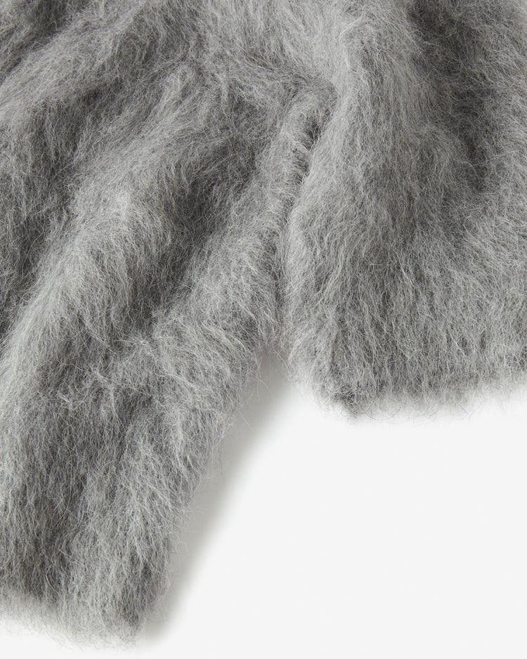 アルパカシャギー・コンパクトトップス 詳細画像 ライトグレー 8