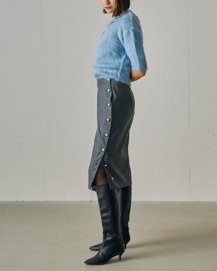 アルパカシャギー・コンパクトトップス 詳細画像 ブルー 4