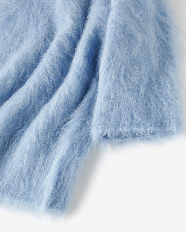 アルパカシャギー・コンパクトトップス 詳細画像 ブルー 8