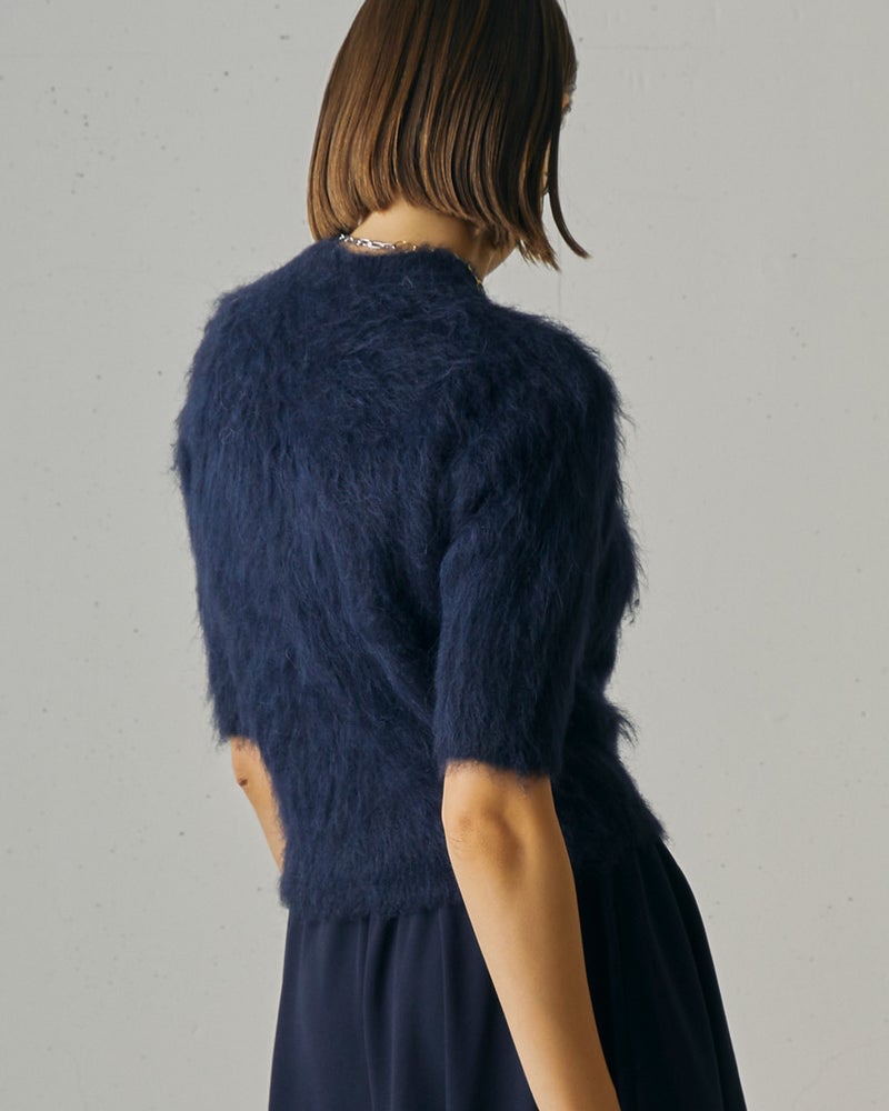 アルパカシャギー・コンパクトトップス 詳細画像 ネイビー 3