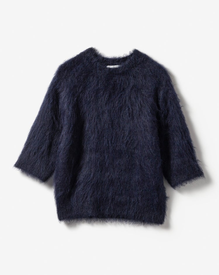 アルパカシャギー・コンパクトトップス 詳細画像 ネイビー 7