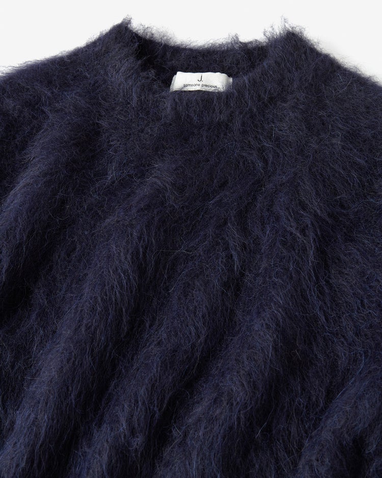 アルパカシャギー・コンパクトトップス 詳細画像 ネイビー 8