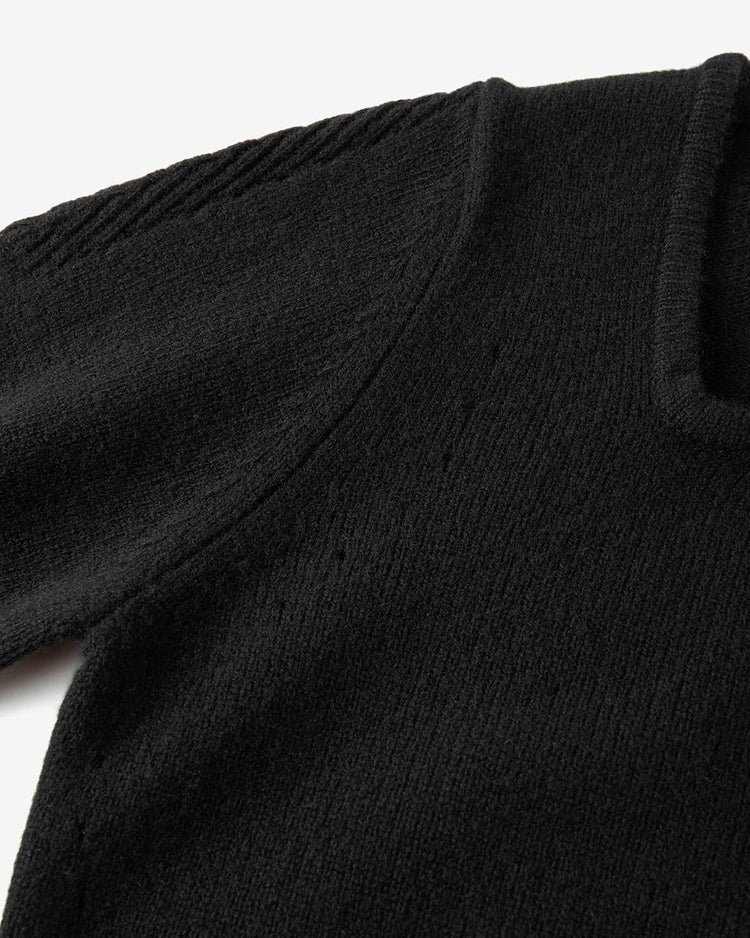 リュクスメリノ・２WAYビジューネックセーター 詳細画像 ブラック 5