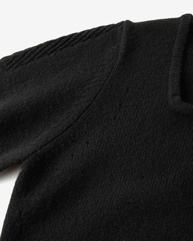 リュクスメリノ・２WAYビジューネックセーター 詳細画像 ブラック 5
