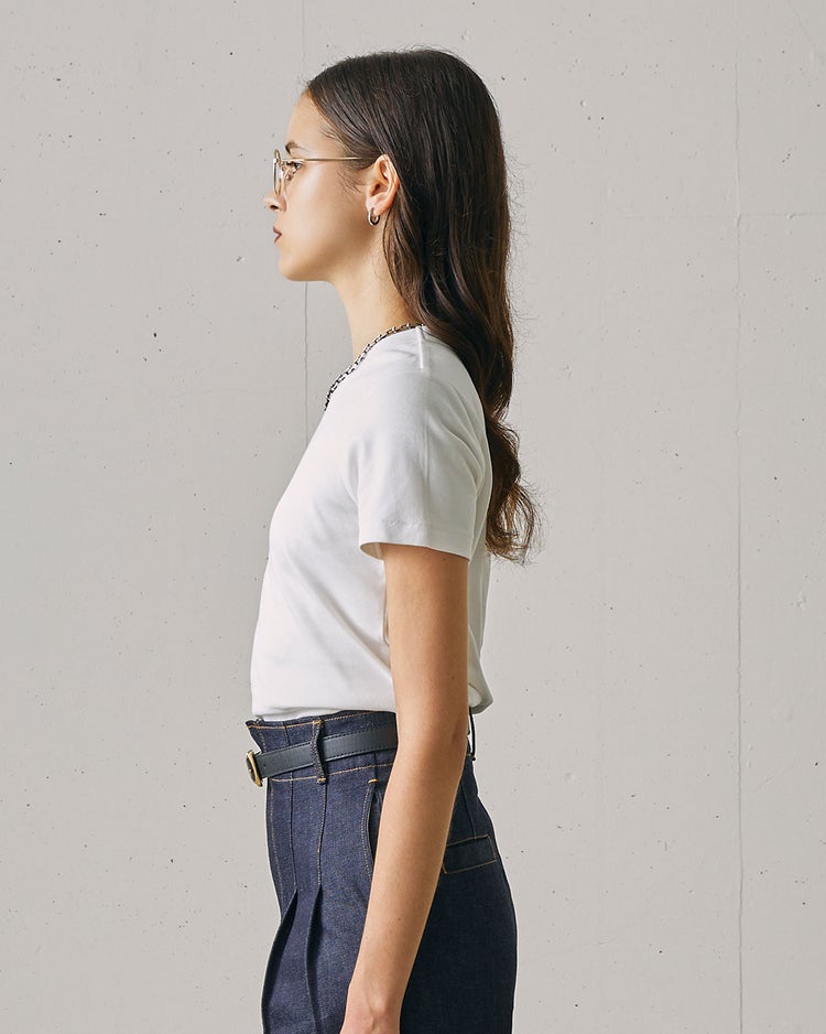  ピュアコットンスムース／半袖T 詳細画像 オフホワイト 2