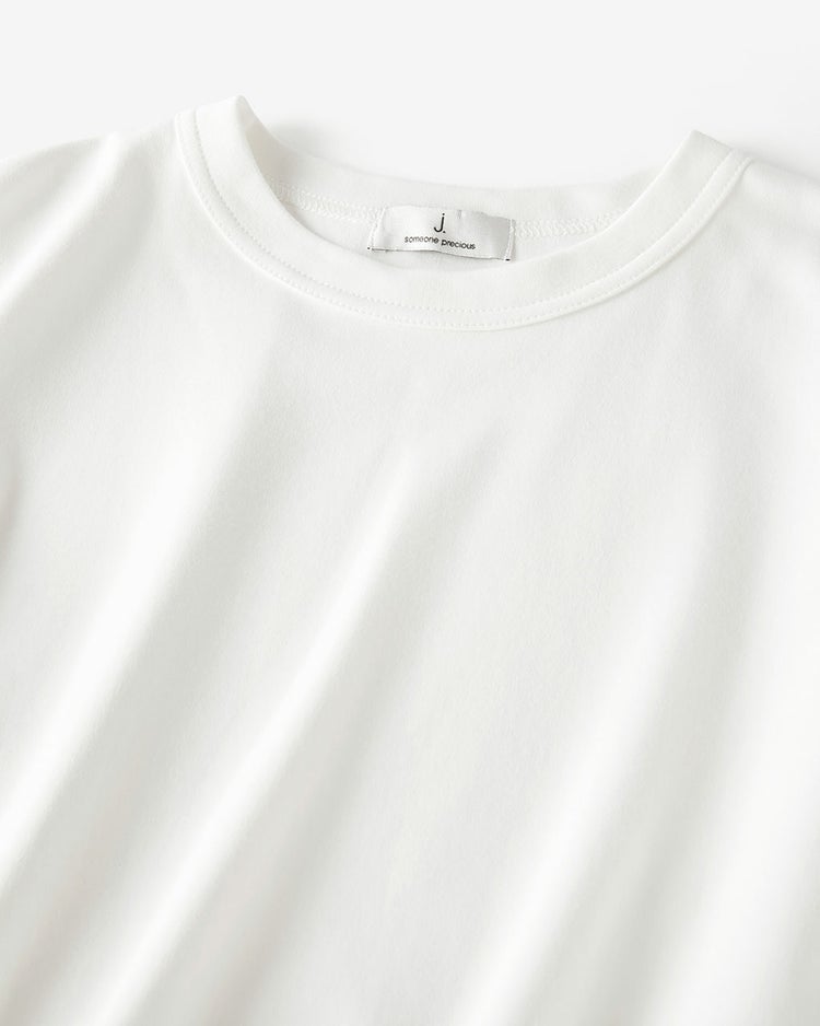  ピュアコットンスムース／半袖T 詳細画像 オフホワイト 8