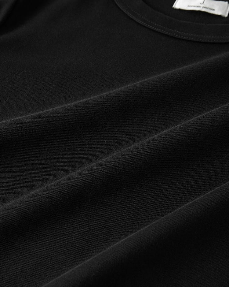  ピュアコットンスムース／半袖T 詳細画像 ブラック 10