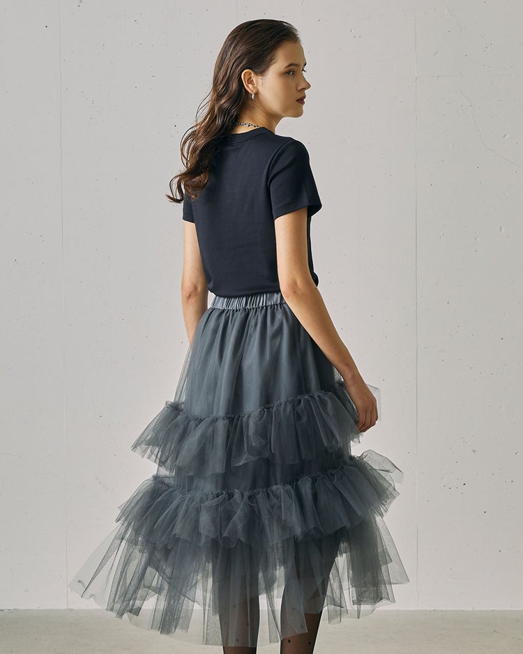  ピュアコットンスムース／半袖T 詳細画像 ブラック 4