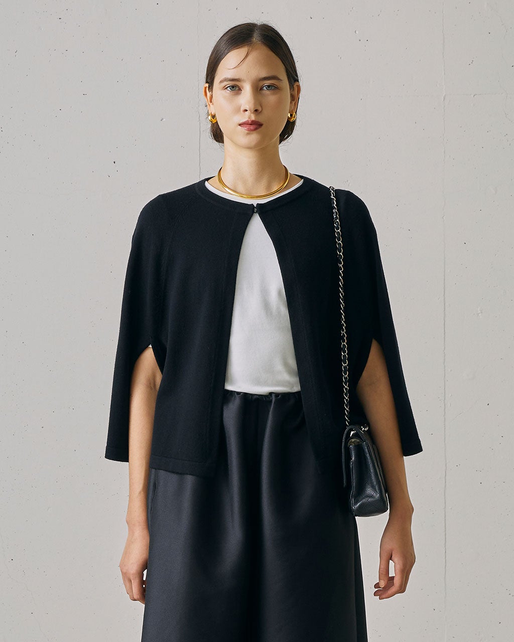 ピュアコットンスムース／5分袖T/DoCLASSE