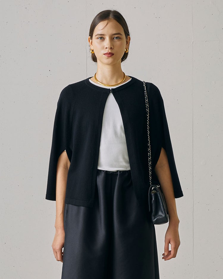 ピュアコットンスムース／5分袖T 詳細画像 オフホワイト 5