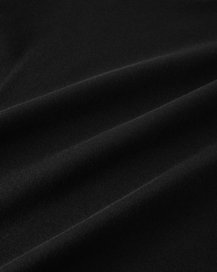 ピュアコットンスムース／5分袖T 詳細画像 ブラック 10
