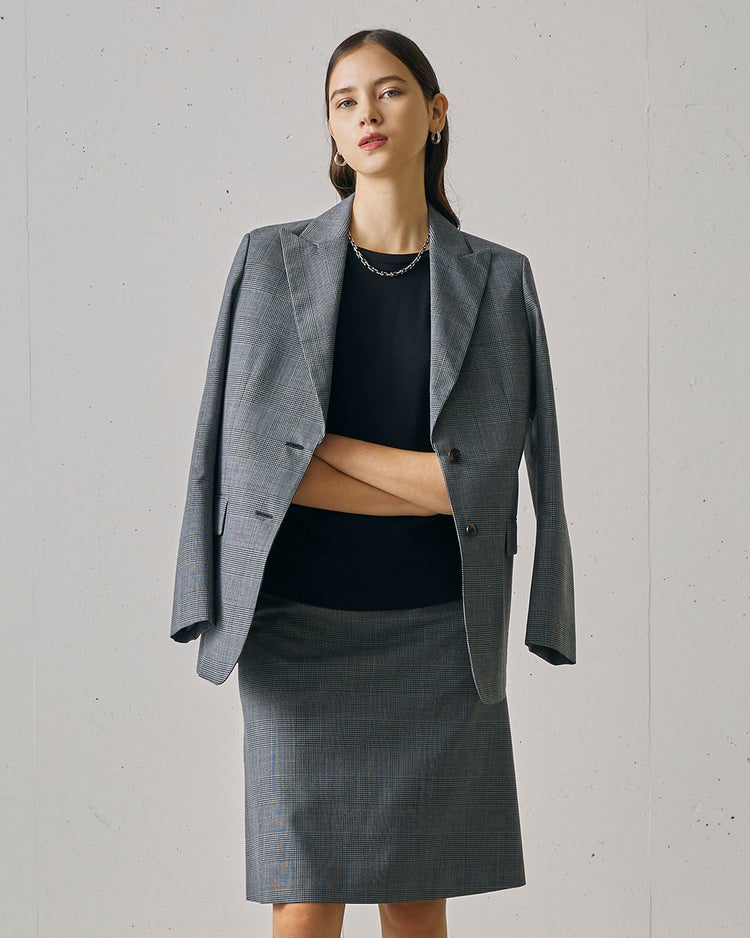 ピュアコットンスムース／5分袖T 詳細画像 ブラック 5